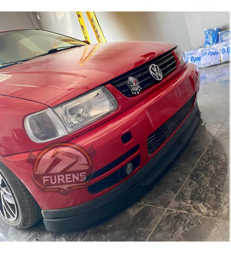 Euro stance front bumper lip - front,