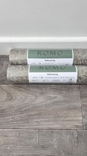 2 x ROMO Nyiri Husk Washable metallic vinyl wall covering paper W424/04 batch N