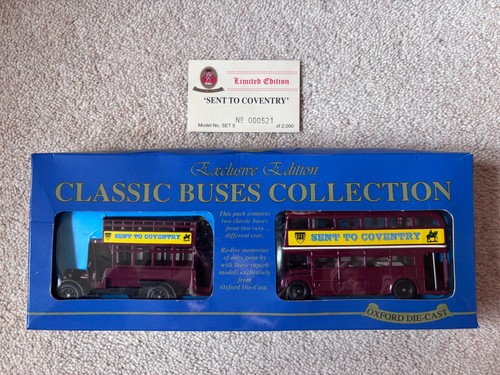 Oxford diecast classic buses - diecast,