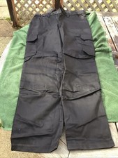 ballyclare firemens black cargo   trousers W32 R bnwt
