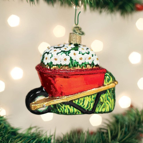 Wheelbarrow ornament - wheelbarrow,