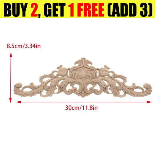 Wooden carved applique - carved, diy