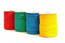 ELASTIC BUNGEE ROPE SHOCK CORD TIE DOWN WHITE BLACK VARIOUS LENGTH / THICKNESS