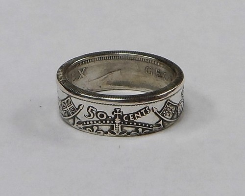 Canada coin ring made - canada, from