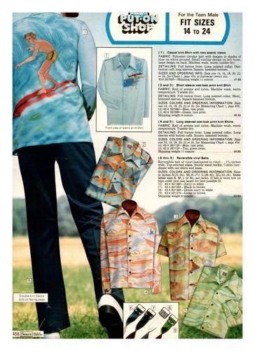 1970 teen clothing surfing - 1970's,
