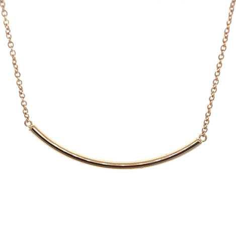 14ct rose gold plated bar - plated,