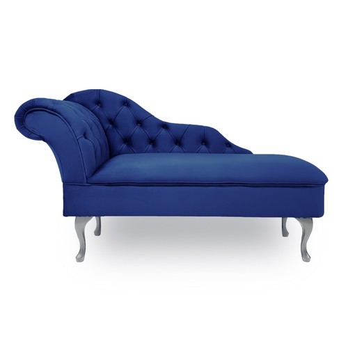 Navy blue chaise - blue,
