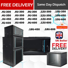 Black network cabinet - 10",