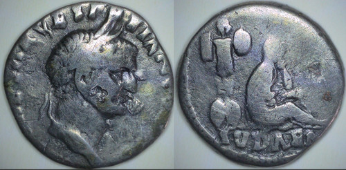 Vespasian denarius ivdaea - vespasian,