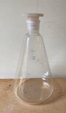 Conical Flask, 2 Litre Borosilicate Glass, Stoppered