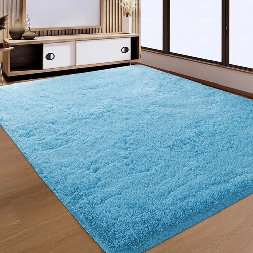 Modern thick large shaggy rugs - large,