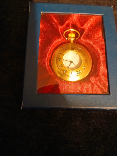 Quartz pocket watch yellow - quartz,