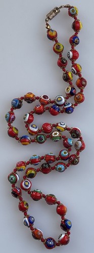 Vintage millefiori beads - vintage,