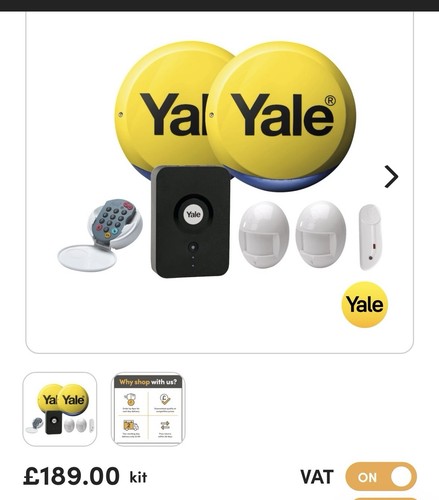 Yale alarm kit - yale, 6610