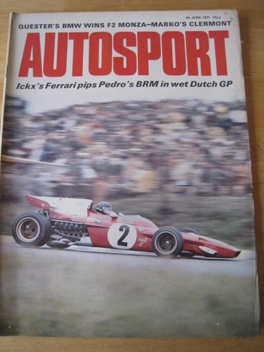 Autosport magazine jun 1971 - magazine,