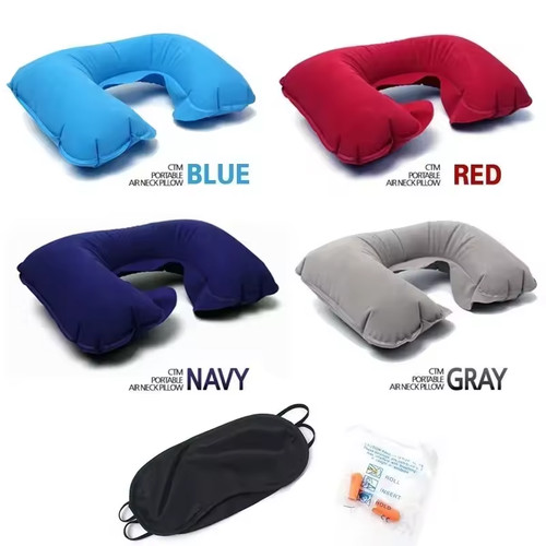 Inflatable travel neck pillow - inflatable,