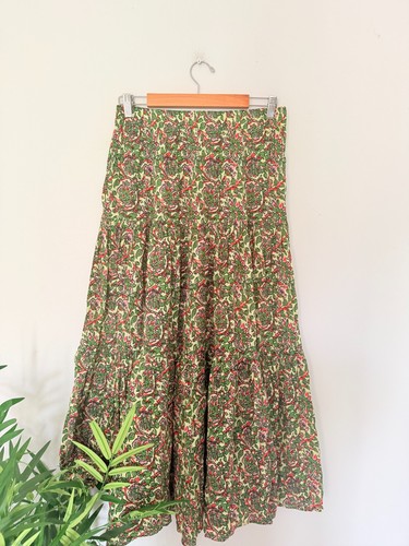 Zara skirt womens tiered - womens, l