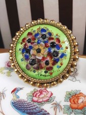Vintage 1940s Floral Brooch