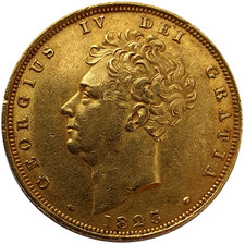 1825 George IIII Bare Head