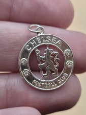 Chelsea Football Club Fob 925 Sterling Silver Pendant