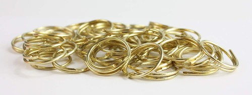 Pack 100 19mm brass - of,