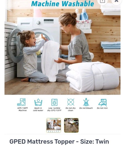 Mattress topper 4inch - topper, (10cm)