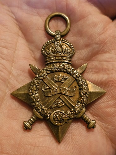 Ww1 1914 mons star hornsby - 1914,