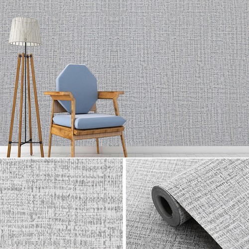 10m grey plain linen - 10m,