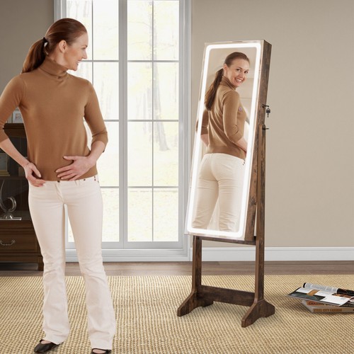 Standing jewelry cabinet - jewelry,