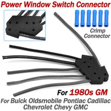 For 80s GM Power Window Switch Connector Plug Pigtail Chevy GMC Pontiac Cadillac
