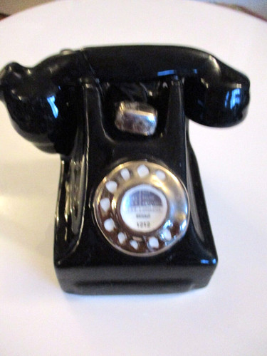 Small old style telephone tea - telephone,