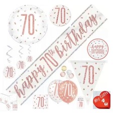 Rose Gold 70th & Happy