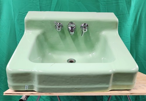 Sea foam green bathroom sink - foam,