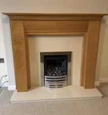 Oak fire surround only - fire,
