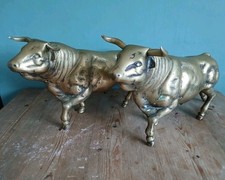 Fine Victorian Cast Brass Bull