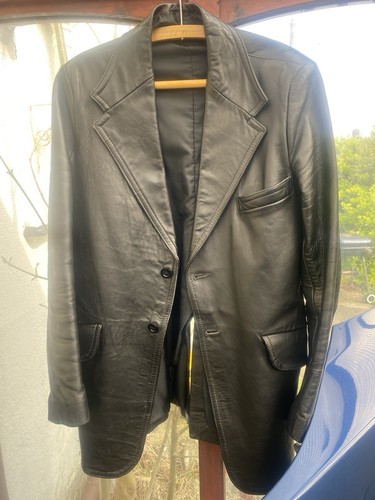 Vintage leather jacket large - vintage,