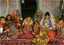 CPM Gujarat Kutch Intricate mirror work embroidery INDIA (1182687)