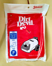 DIRT DEVIL BAGS TYPE F NEW QTY
