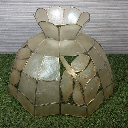 Vintage capiz shell lampshade - vintage,