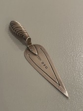 Antique Solid Silver Trowel Bookmark page turner Adie & Lovekin hallmarked