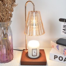 Electric wax candle Melting