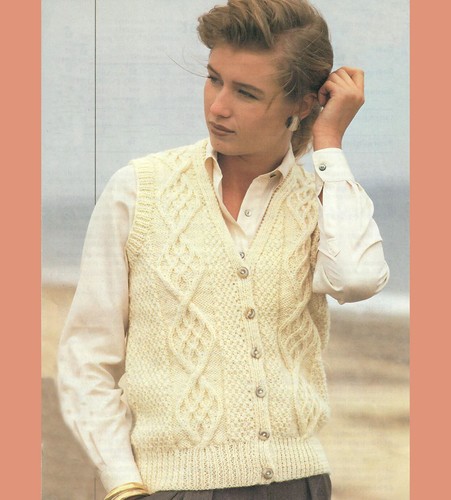 Ladies aran cable - aran,