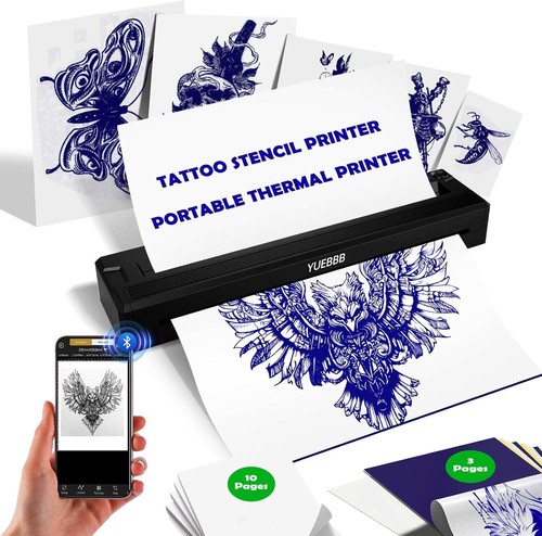 Yuebbb wireless tattoo stencil - yuebbb,