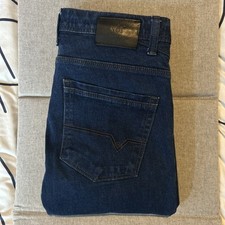 Mens Jeans Denim Voi of London Dark Blue Gents Skinny Leg Size W36” L30”