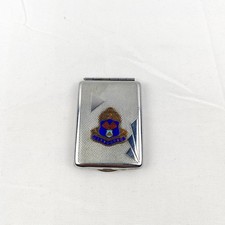 Vintage Chrome Matchbox Cover