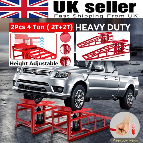 Ton hydraulic car ramps - 4,