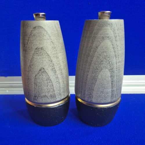 Wooden salt mill 13cm cast - salt,