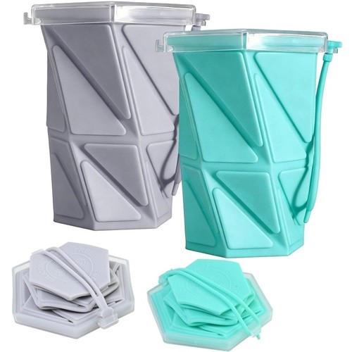 1pc collapsible cup with - with, lid