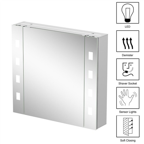Bathroom led mirror cabinet - bathroom,