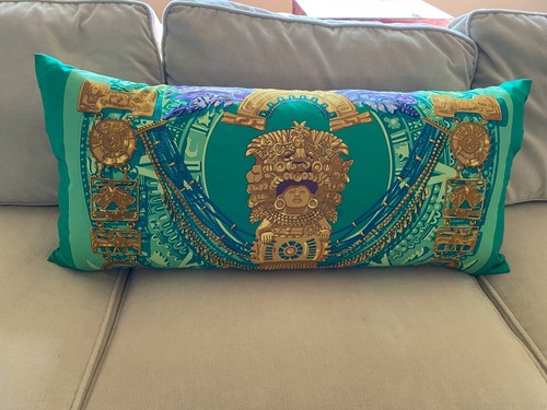 Hermes scarf pillow - scarf, lumbar